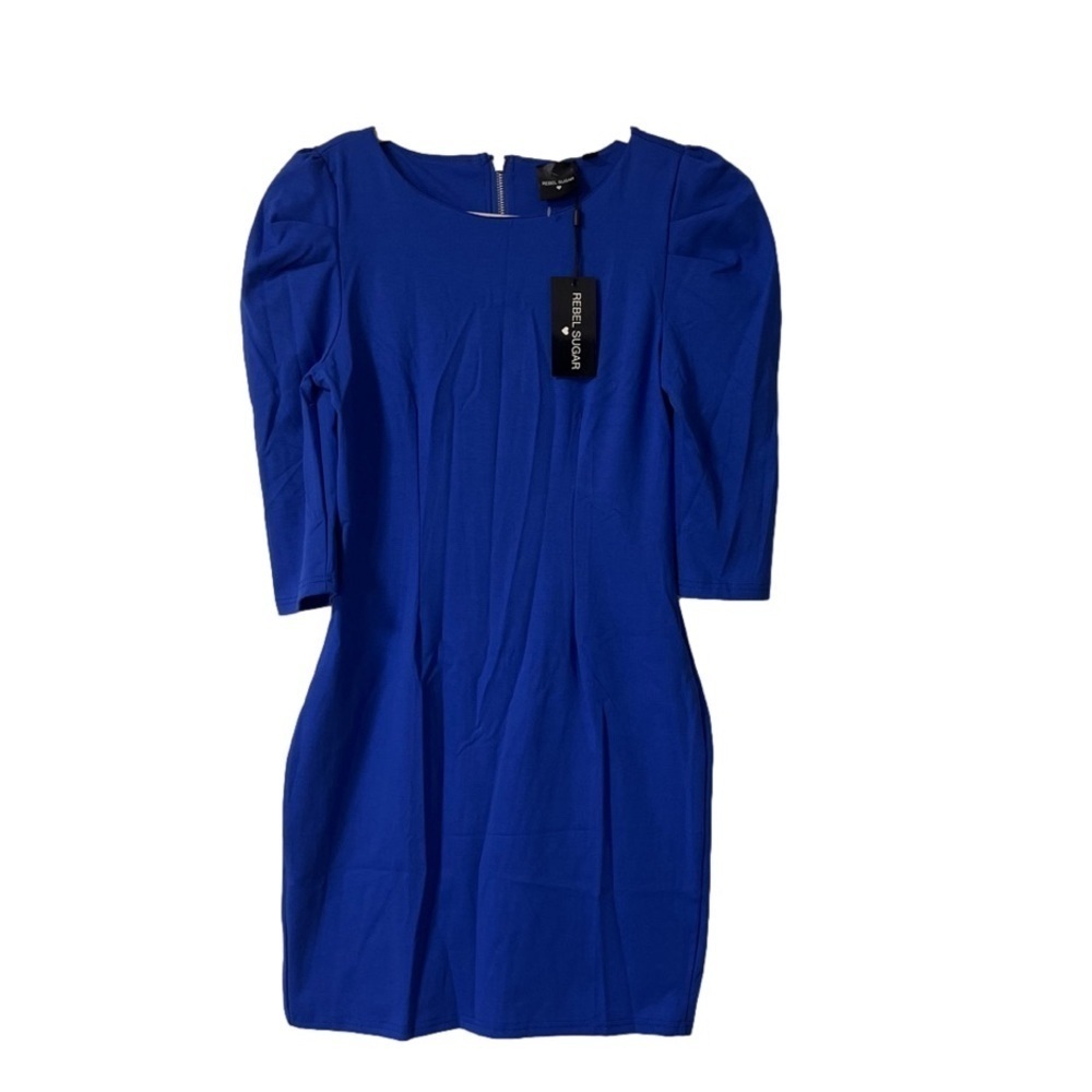 ⭐️ NWT- Rebel Sugar royal blue dress- size small